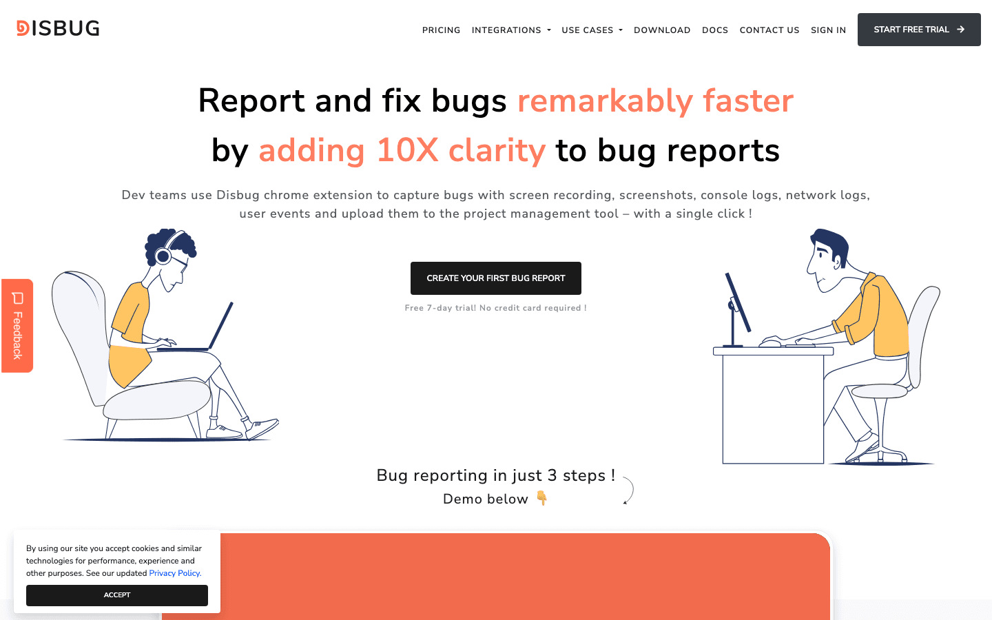 Disbug homepage