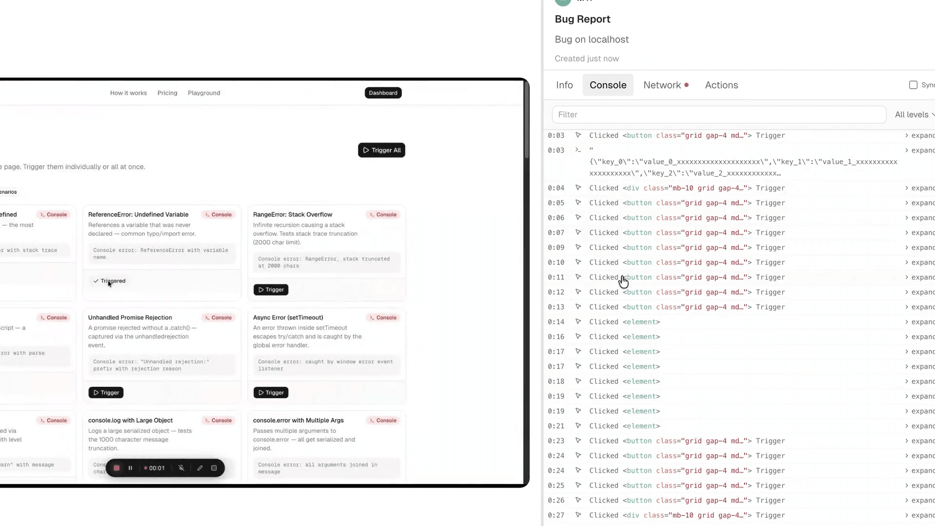 PlayLog product demo